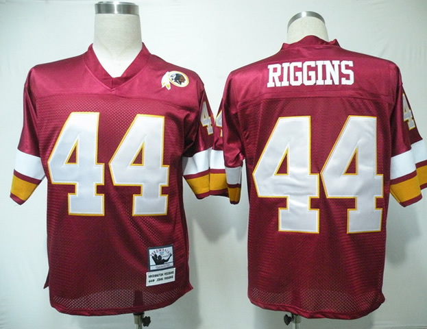 NFL Jerseys Washington Redskins 44 Riggins Red M&N