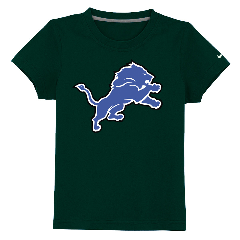 Detroit Lions Sideline Legend Authentic Logo Youth T Shirt D-Green