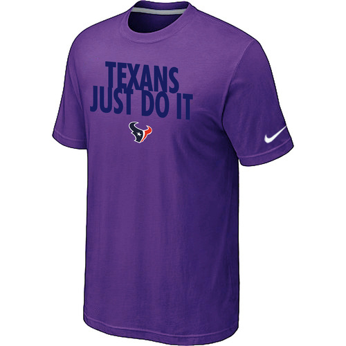 NFL Houston Texans Just Do It Purple TShirt 9 