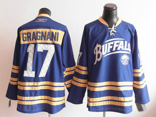 Buffalo Sabres #17 Marc-Andre Gragnani Embroidered NHL Jersey in Light Blue