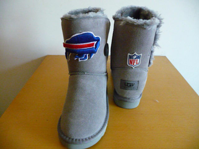 Womens Buffalo Bills Cheerleader Boots Gray