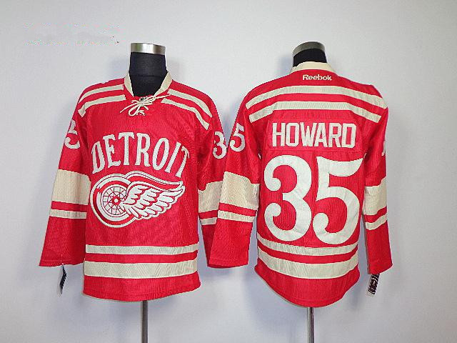 Reebok Detroit Red Wings 2014 NHL Winter Classic #35 Jimmy Howard Premier Jersey