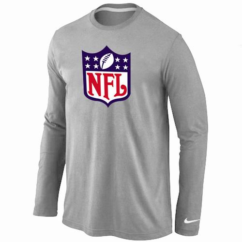 Nike NFL Logo Long Sleeve T-Shirt Grey