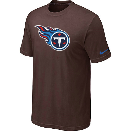  Nike Tennessee Titans Sideline Legend Authentic Logo TShirt Brown 90 