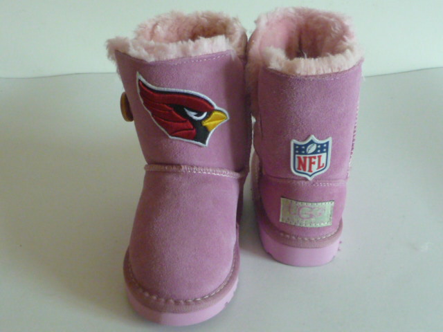 Youth Arizona Cardinals Boots Pink