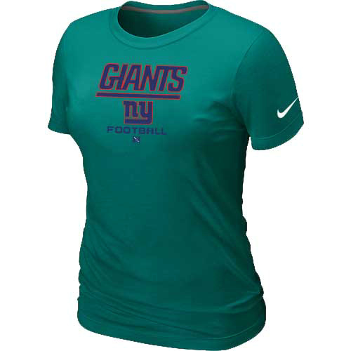  New  York  Giants  L- Green  Womens  Critical  Victory  TShirt 73 