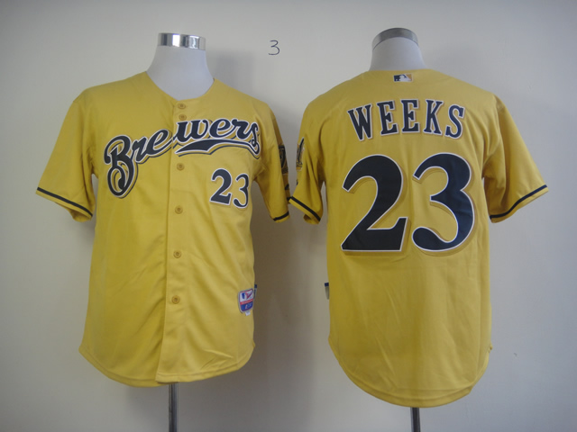 Milwaukee Brewers 2013 Authentic 23 WEEKS Alternate Cool Base 