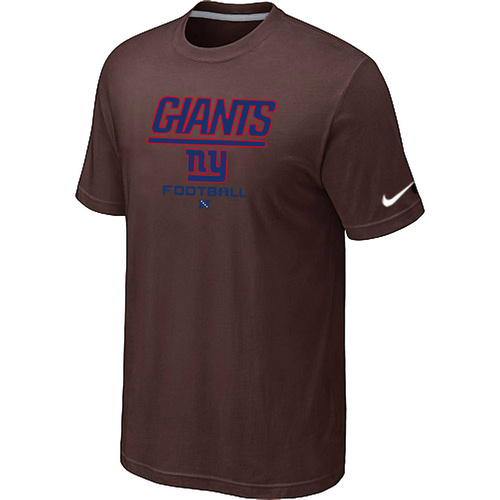 New York Giants Critical Victory Brown TShirt50