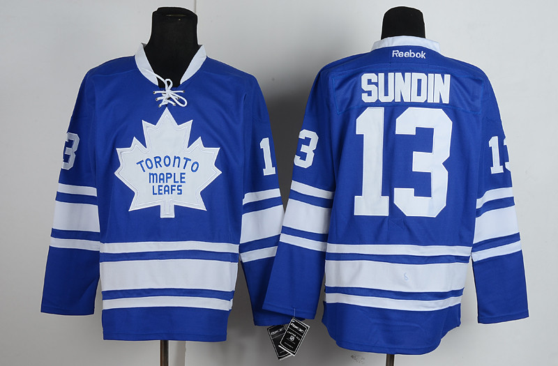 2014 Reebook Toronto Maple Leafs #13 Sundin Blue Jersey