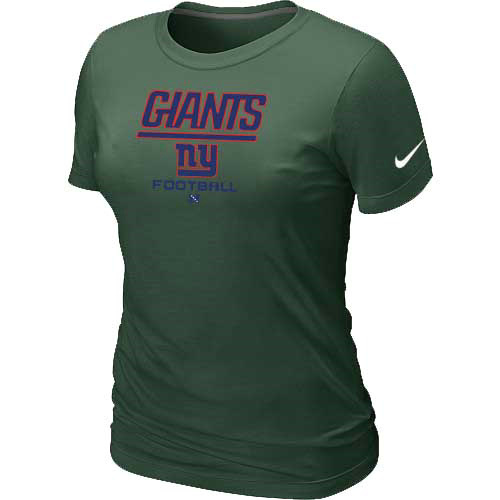 New York Giants D-Green Womens Critical Victory TShirt76