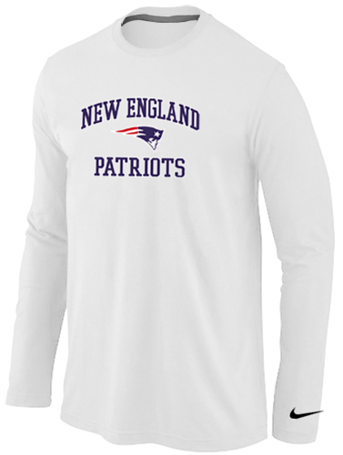 Nike New England Patriots Heart & Soul Long Sleeve T-Shirt White