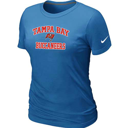  Tampa Bay Buccaneers Womens Heart& Soul L-blue TShirt 28 
