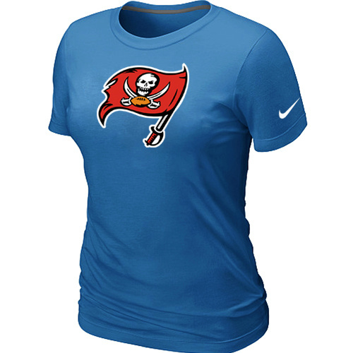  Tampa Bay Buccaneers L-blue Womens Logo TShirt 61 