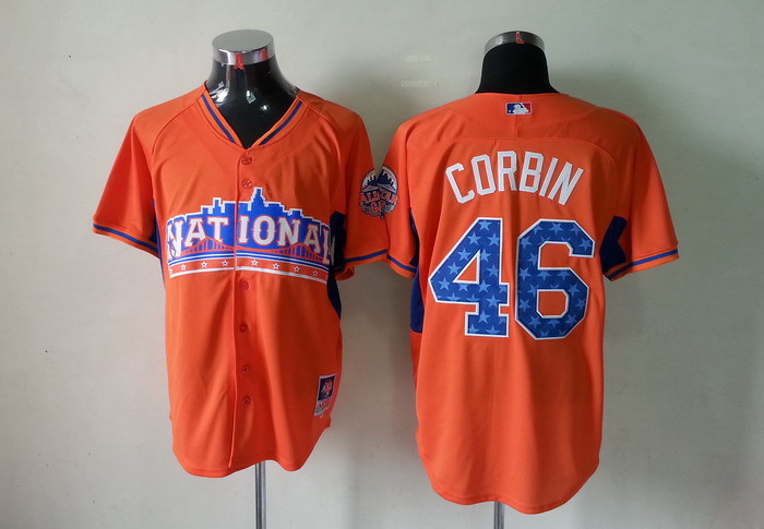 MLB 2013  All star Arizona Diamondbacks #46 Corbin Orange jersey