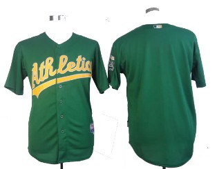 Oakland Athletics blank green Jersey