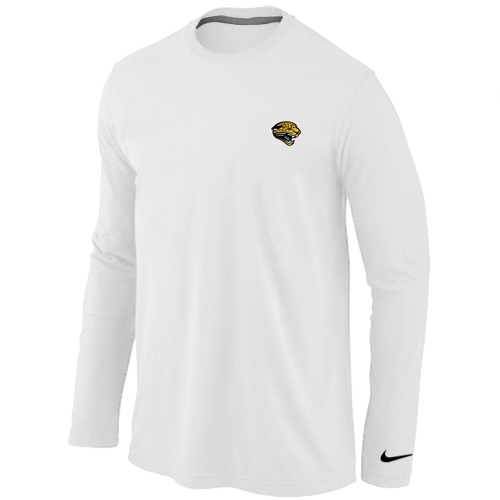 Jacksonville Jaguars Heart & Soul Long Sleeve T-Shirt White