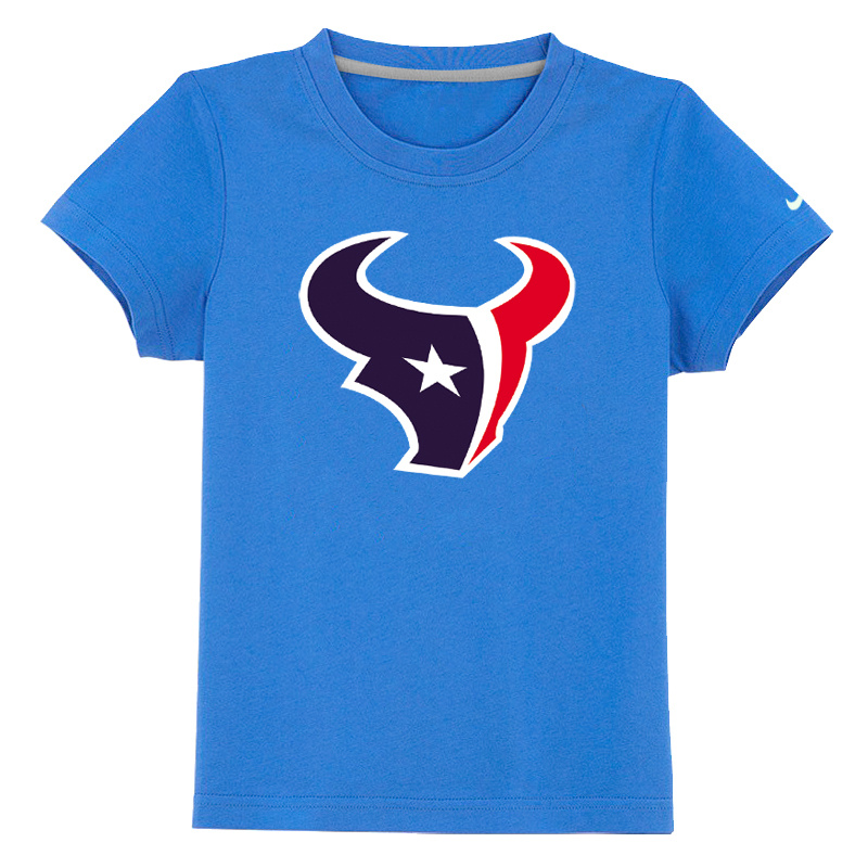 Houston Texans Sideline Legend Authentic Logo Youth T Shirt light blue