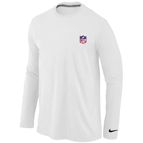 NFL logo Long Sleeve T-Shirt White