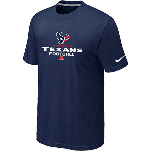  Houston Texans Critical Victory D- Blue TShirt 44 