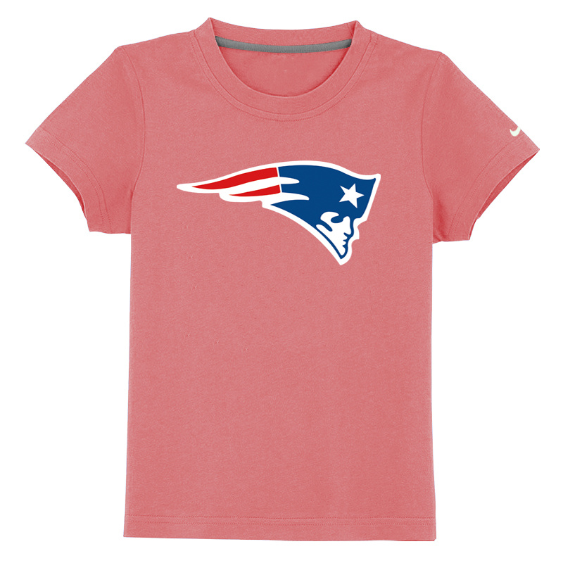 New England Patriots Sideline Legend Authentic Logo Youth T Shirt Pink