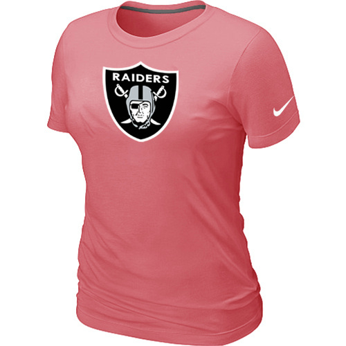  Oakland Raiders Pink Womens Logo TShirt 6 