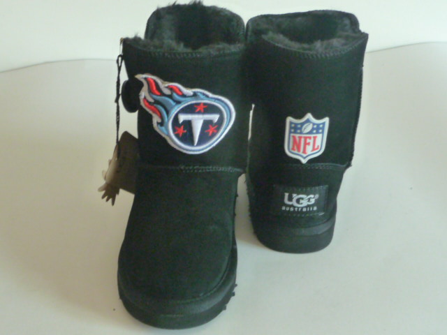Kids NFL Tennessee Titans Black Boots