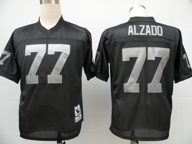 NFL Jerseys Oakland Raiders 77 Lyle Alzado Throwback  Black