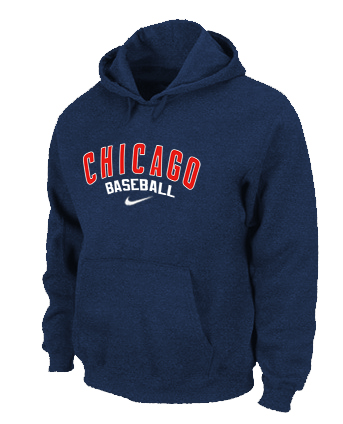 Chicago Cubs Pullover Hoodie D.Blue