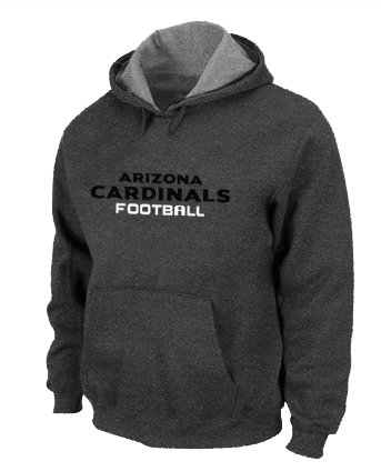 Arizona Cardinals Authentic font Pullover Hoodie D.Grey