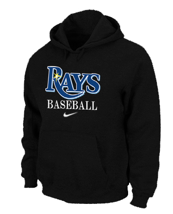 Tampa Bay Rays Pullover Hoodie Black