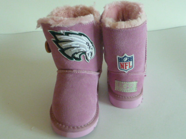 Youth Philadelphia Eagles Boots Pink