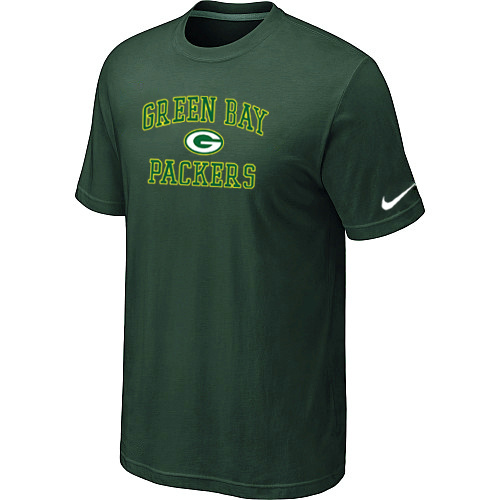  Green Bay Packers Heart& Soul D- Green TShirt 148 