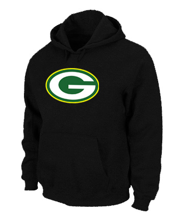 Green Bay Packers Logo Pullover Hoodie black