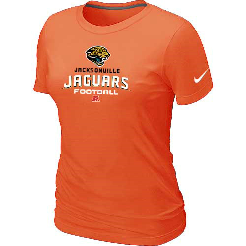  Jacksonville Jaguars Orange Womens Critical Victory TShirt 39 