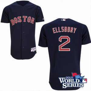 Boston Red Sox 2 Jacoby Ellsbury d.k blue Jersey w2013 World Series Patch