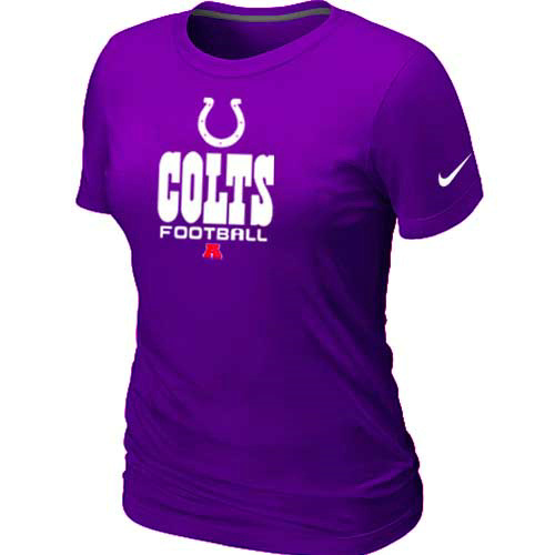  Indianapolis Colts Purple Womens Critical Victory TShirt 39 