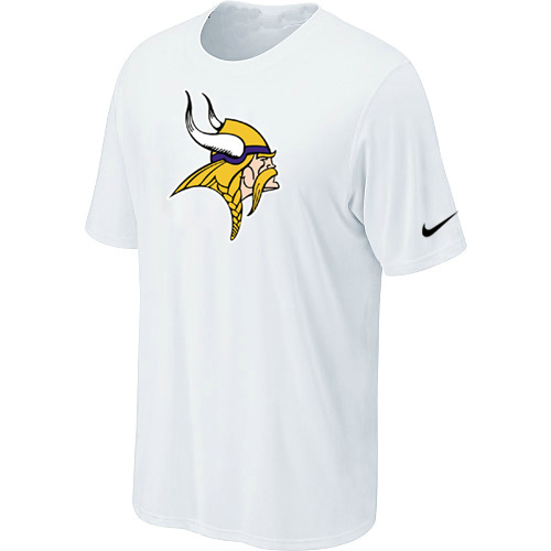  Minnesota Vikings Sideline Legend Authentic Logo TShirt White 90 