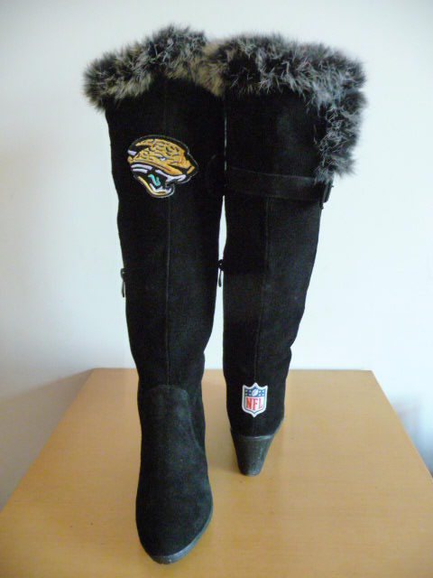 NFL Jacksonville Jaguars Black Women Boots