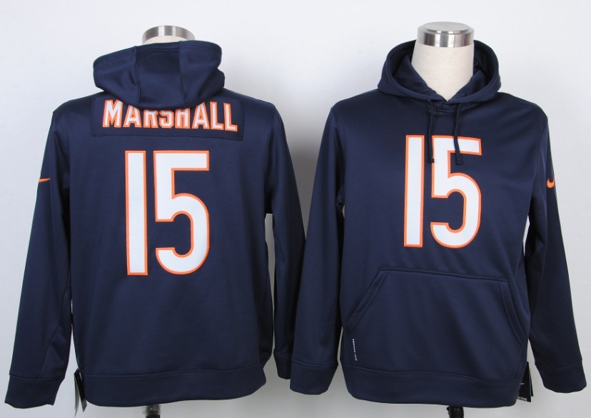 NFL Chicago Bears Marshall #15 Blue Hoodie