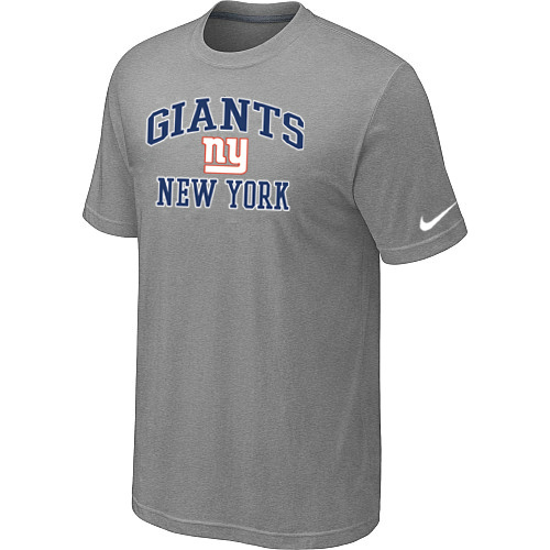 New York Giants Heart&Soul Light grey TShirt107