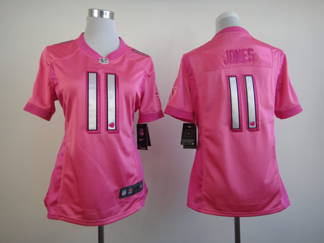 NFL Philadelphia Eagles #11 Jones Women Pink Jersey