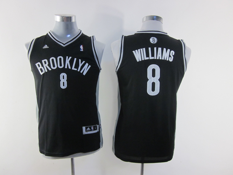 Youth nba Brooklyn Nets 8 Deron Williams Black(revolution 30 swingman)