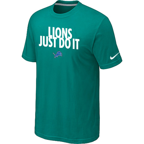 NFL Detroit Lions Just Do It Green TShirt 15 