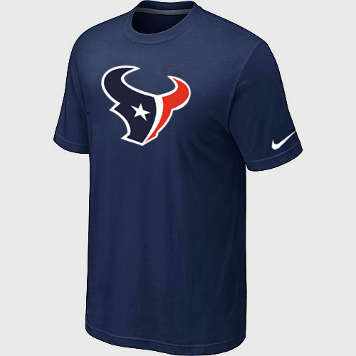  Houston Texans Sideline Legend Authentic Logo TShirt D- Blue 101 