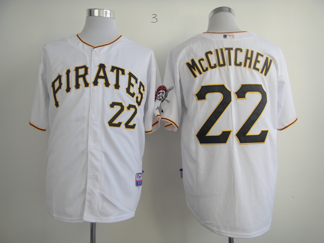 Pittsburgh Pirates #22 McCutchen authentic white jerseys