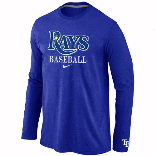 Nike Tampa Bay Rays Long Sleeve T-Shirt Blue