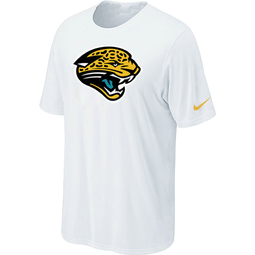  Jacksonville Jaguars Sideline Legend Authentic Logo TShirt White 81 