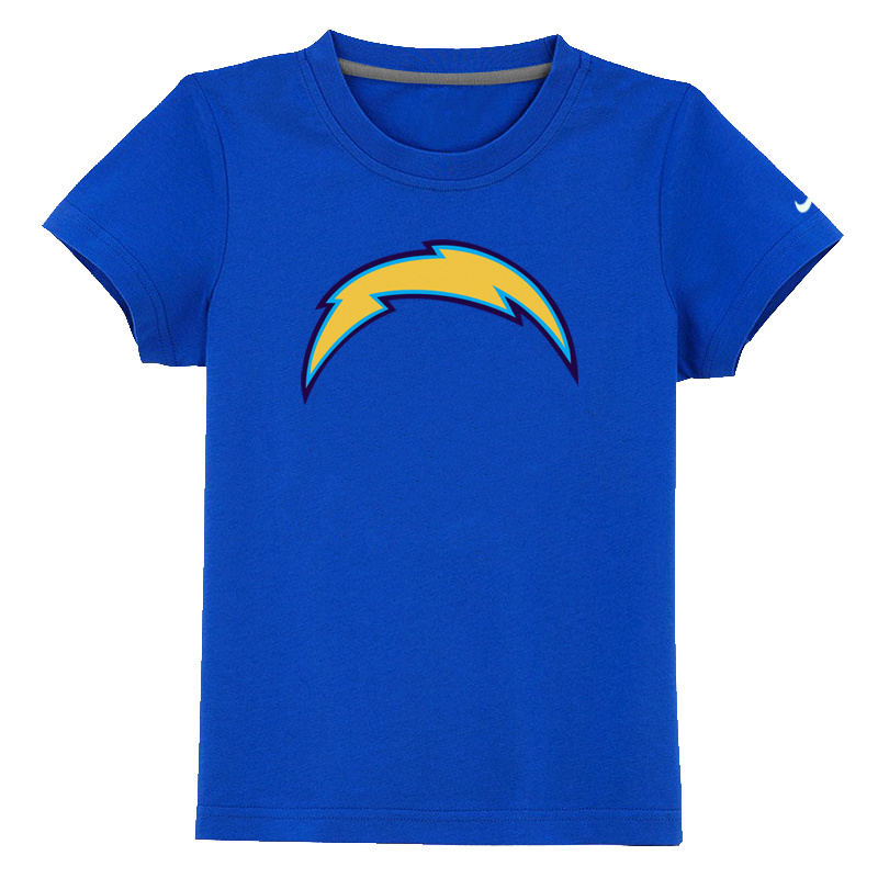 San Diego Chargers Sideline Legend Authentic Logo Youth T Shirt Blue