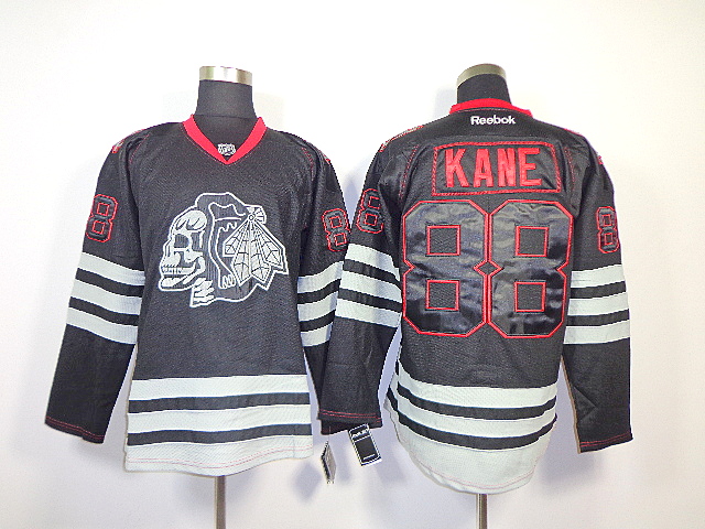 NHL Chicago Blackhawks #88 Kane Black color Jersey