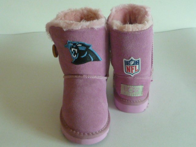 Youth Carolina Panthers Boots Pink